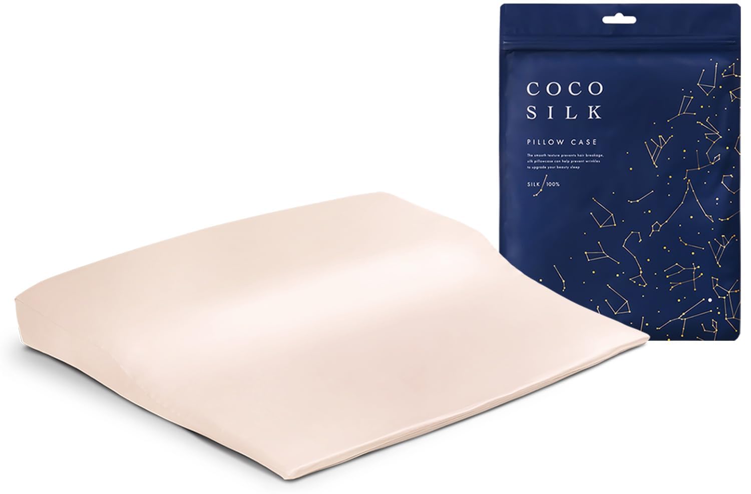 セブンスピロー専用枕カバー　シルク100 % 国際6A 19匁　モカシングル専用 Amazon｜[COCOSILK] シルク100％ 枕カバー 90×68cm トゥルースリーパー